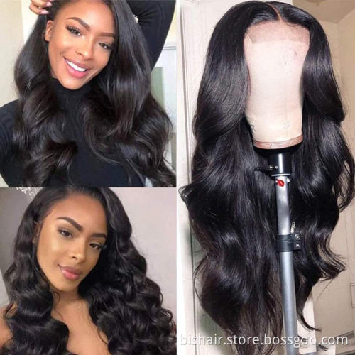 4x4 Body Wave Lace Opening and Closing Real Hair Wig Brazilian Lace Front Wig Real Human Hair Suitable for Women 150% Density